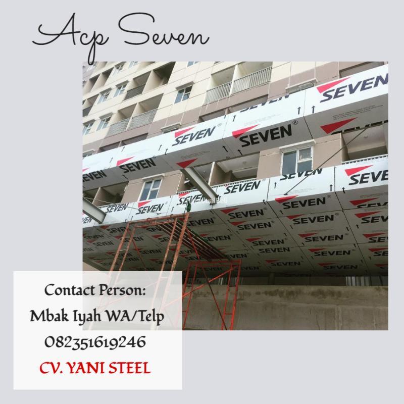Pemasangan ACP Merl Seven dan Marsk Bahan dan Material - Barito Kuala 