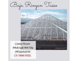 Pengerjaan Baja Ringan Tasso Buat Atap Rumah, Kanopi dan Gudang - Barito Kuala 