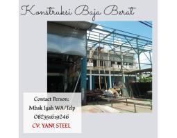 Konstruksi Baja Berat WF Kanopi Murah - Barito Kuala