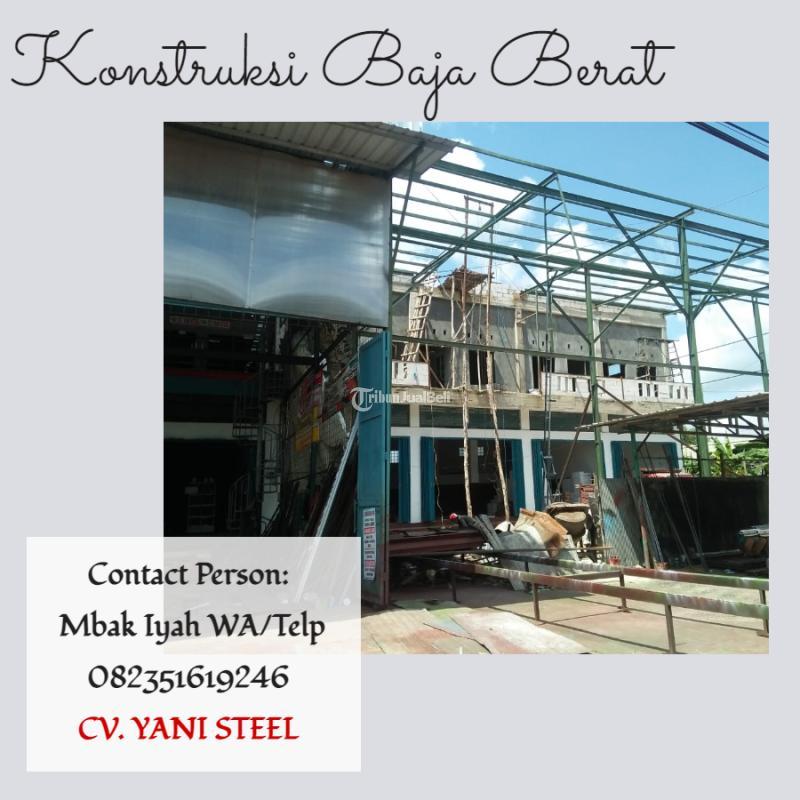 Konstruksi Baja Berat WF Kanopi Murah - Barito Kuala