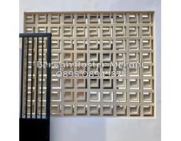 Produsen Roster Beton 2 Sisi Cocok Untuk Pagar Rumah Modern - Semarang