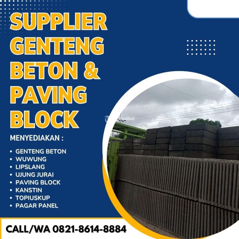 Genteng Cor Beton Berkualitas dengan Harga Terjangkau Kirim ke Lamongan - Malang