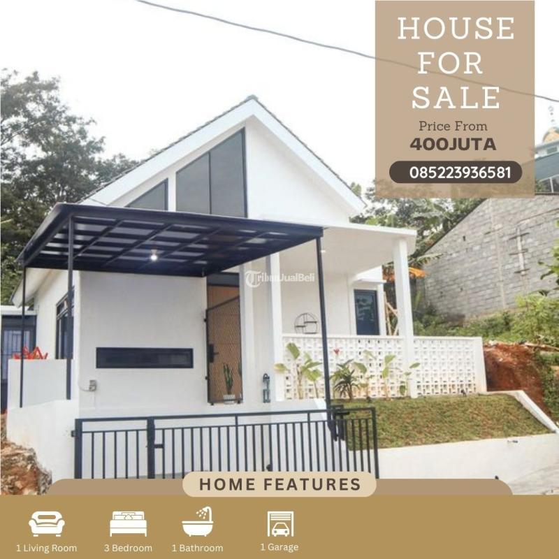 Dijual Rumah 2 Lantai Mezzanine 3KT 1KM SHM Dekat Gasibu dan Gedung Sate - Bandung Kota