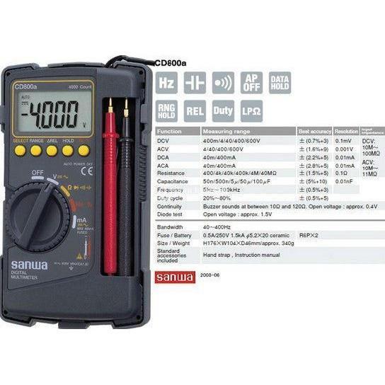 Sanwa Indonesia  CD 800A Digital Multimeter - Jakarta Selatan 