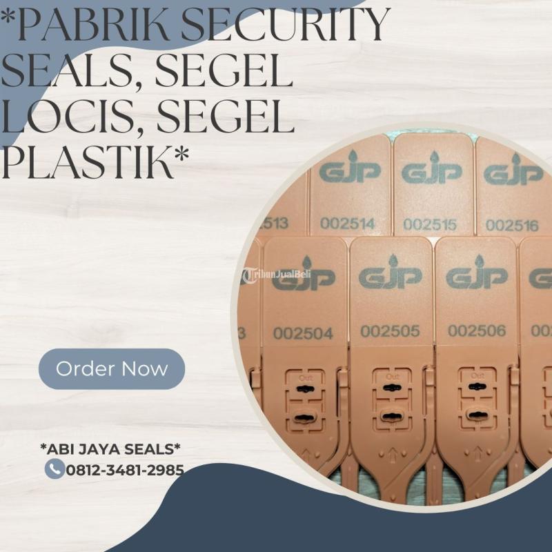  Segel Plastik Security Seals Locis - Asahan