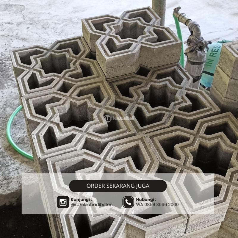 Roster Beton Dinding Teras di Poncol - Magetan