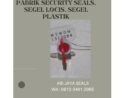 Segel Plastik Security Seals Locis - Labuhanbatu