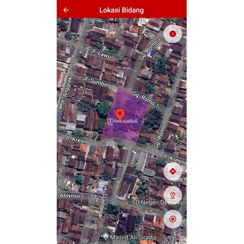 Tanah Dijual Murah Luas 1.770 m2 SHM Dekat Jalan Raya Godean Km 4 Yogyakarta - Sleman