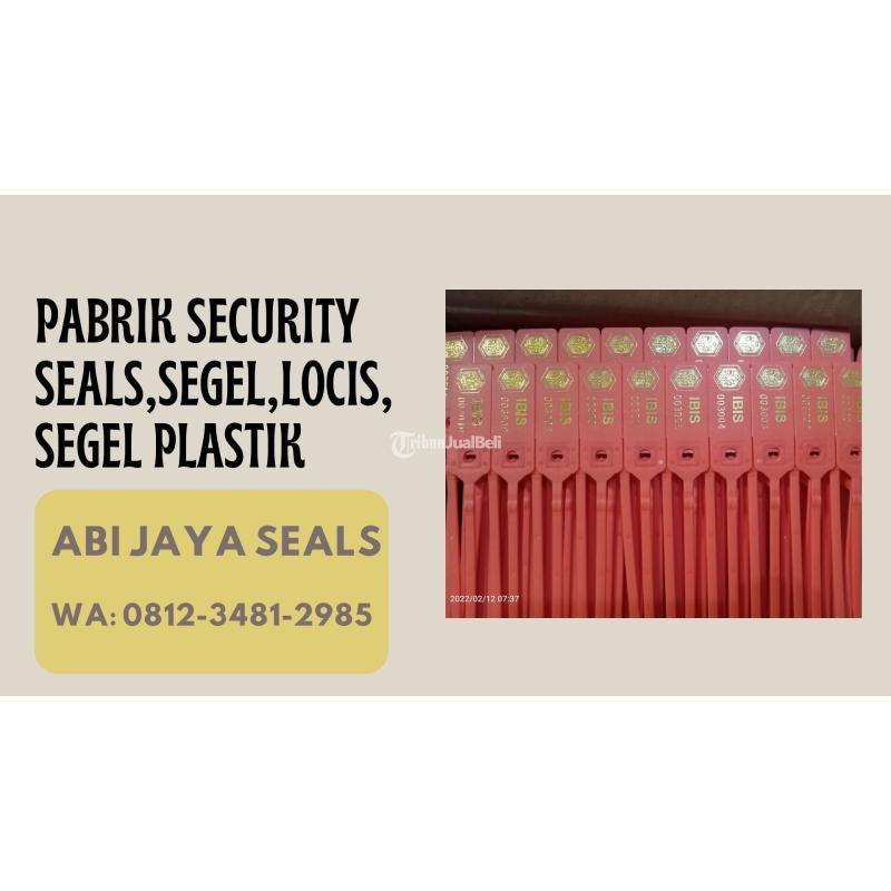 Segel Plastik Security Seals Locis - Dairi
