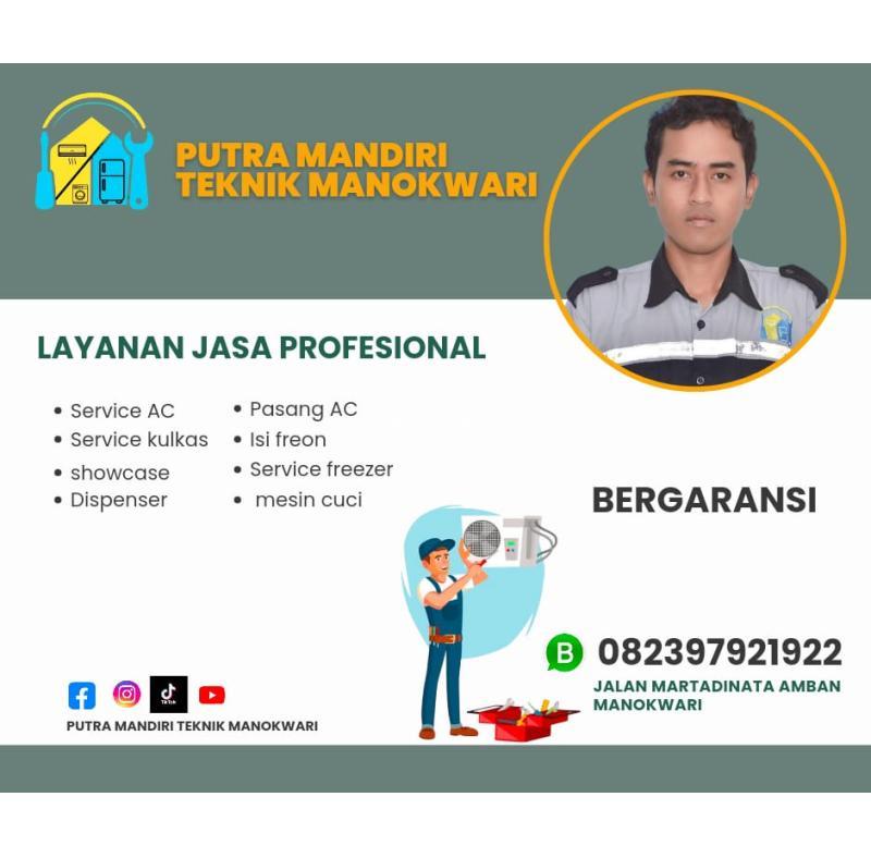 Service Freezer Showcase Profesional - Manokwari