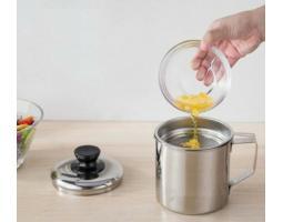 Oil Pot 1,2 Liter Tempat Saringan Minyak Goreng Stainless 12cm - Semarang