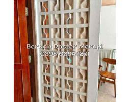 Ready Stok Loster Roster Beton Pembatas Ruangan Motif Petir Candisari - Semarang