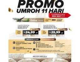 Promo Umroh Murah 23 November 2024 11 Hari Start Solo - Surakarta
