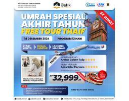 Umroh Akhir Tahun 5 - 18 Desember 2024 12 Hari Free Thaif - Yogyakarta