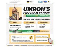 Umroh 5 - 4 Desember 2024 11 Hari - Surakarta