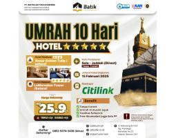 Umroh murah 5 - 15 Februari 2025 10 Hari - Surakarta