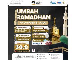 Umroh Awal Ramadhan 11 Hari Berangkat 2 Maret 2025 - Yogyakarta