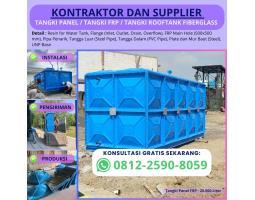 Top Quality Kontraktor dan Supplier Tangki Panel FRP Rooftank - Lamongan