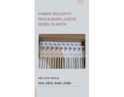 Segel Plastik Security Seals Locis - Serdang Bedagai 