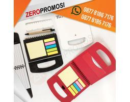 Souvenir Buku Memo Tas Pen Sticky Note Custom - Tangerang