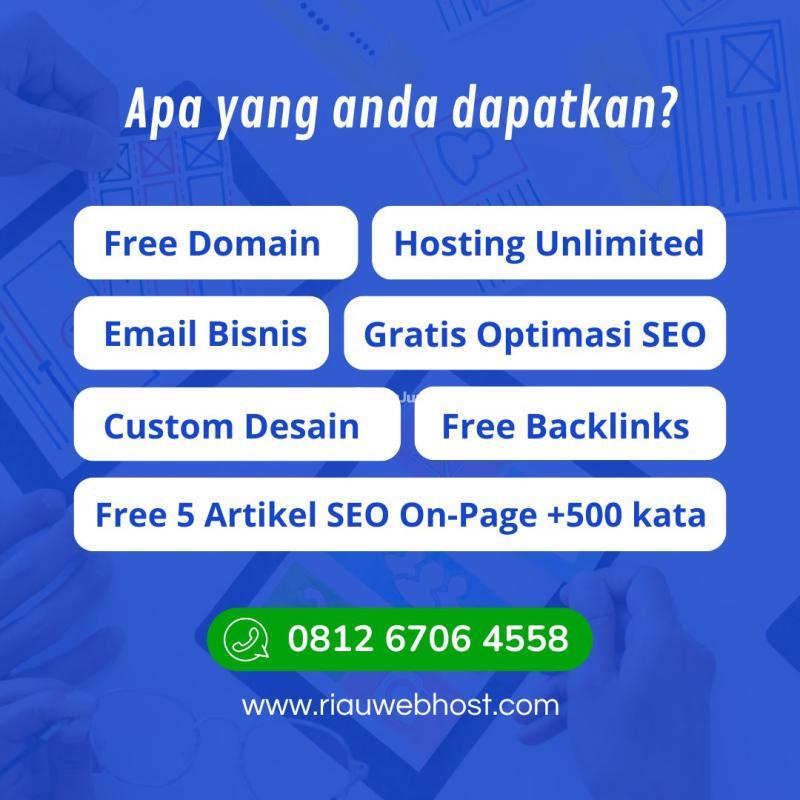 Jasa Pembuatan Website Perusahaan Professional Riauwebhost.com - Pekanbaru
