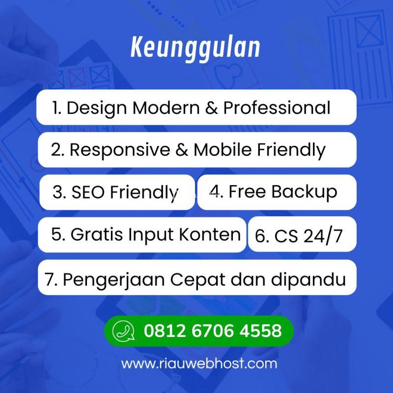 Jasa Pembuatan Website Perusahaan Professional Riauwebhost.com - Pekanbaru