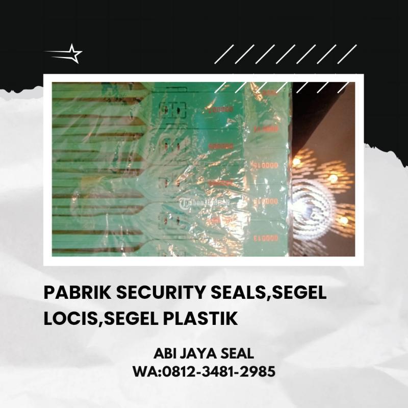 Pabrik Segel Plastik Security Seals Locis - Tapanuli Selatan