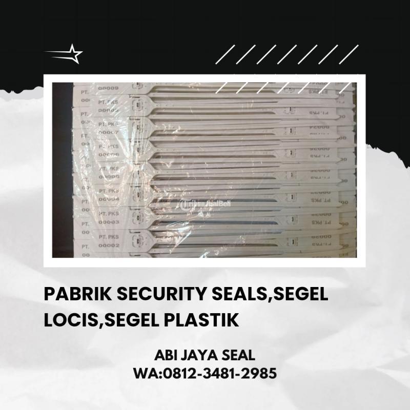 Pabrik Segel Plastik Security Seals Locis - Tapanuli Selatan