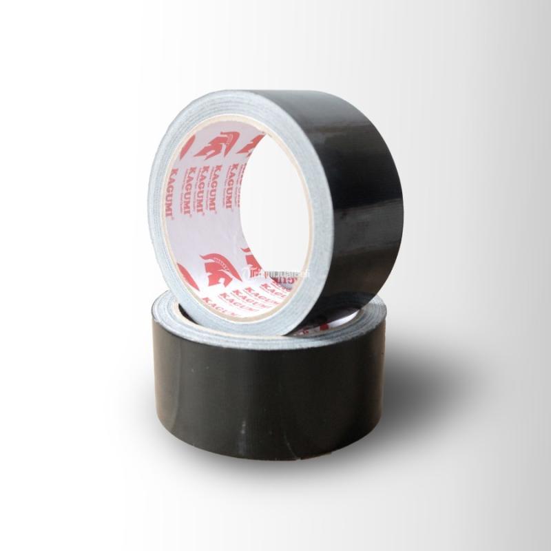 Cloth Tape Hitam Lakban Kain Warna Hitam Kagumi 2 Inch x 12 Meter - Semarang Kota