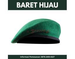 Sedang DiskonGrosir Topi Baret Hijau - Gianyar