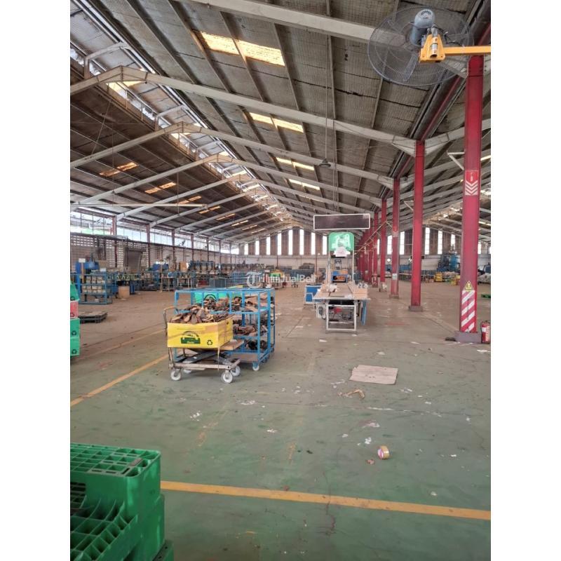 Dijual Gudang Ex Pabrik Luas 42.940 m2 Murah Jalan Raya Nasional Cibening - Purwakarta