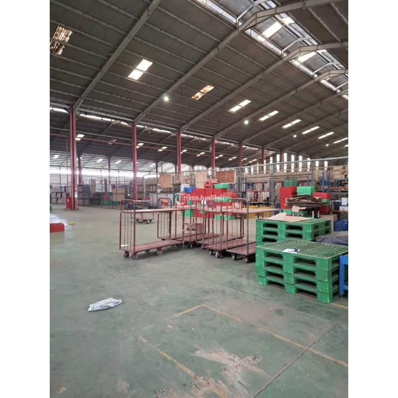 Dijual Gudang Ex Pabrik Luas 42.940 m2 Murah Jalan Raya Nasional Cibening - Purwakarta