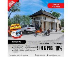 Dijual Rumah Posisi Hook Free Gazebo di Pakem Sleman Dekat Wisata Kaliurang Kampus UII - Sleman