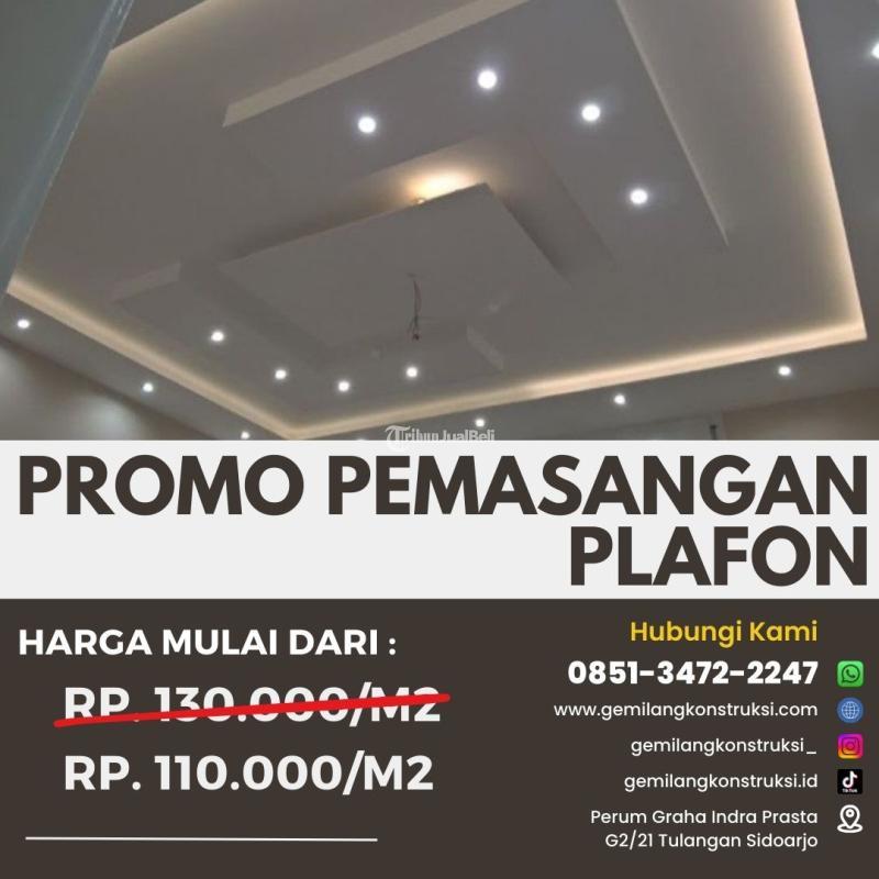 Jasa Plafon Atap Kamar dari Gemilang Kontruksi - Mojokerto