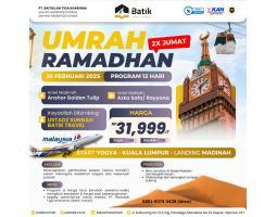 Umroh Awal Ramadhan 5 Berangkat 26 Februari 2025 Dapat 2x Jumat Sesuai Sunnah - Yogyakarta
