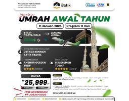 Promo Umroh Murah Awal Tahun 5-11 Januari 2025 11 Hari Terbaik Terpercaya - Solo