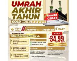 Umroh GOLD 5 Akhir Tahun 15 Desember 2024 9 Hari Terbaik Terpercaya - Jakarta Pusat