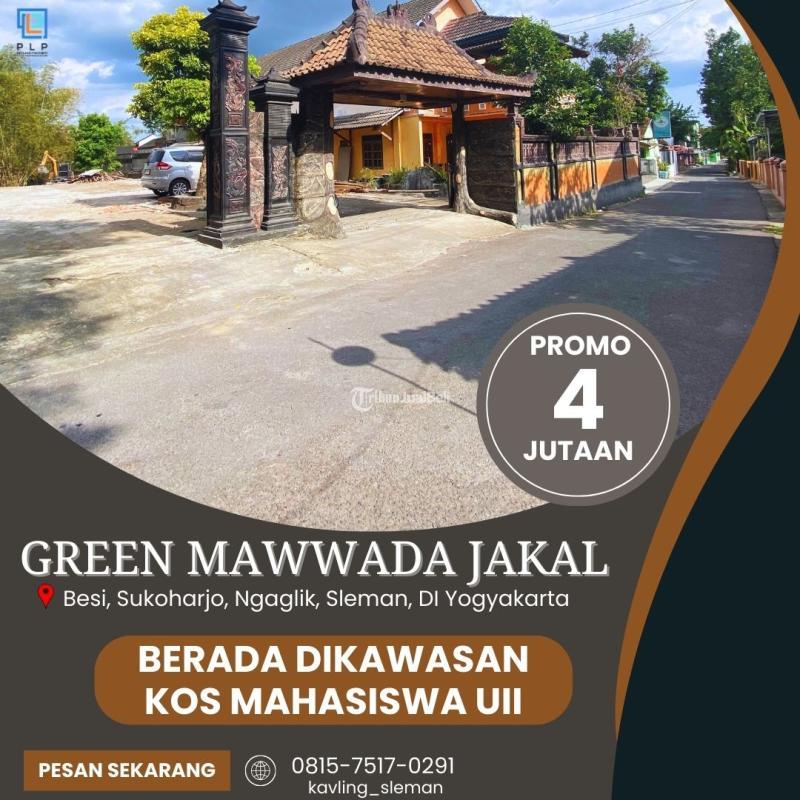 Dijual Tanah Legalitas SHM Pekarangan di Kawasan Dekat UII - Sleman