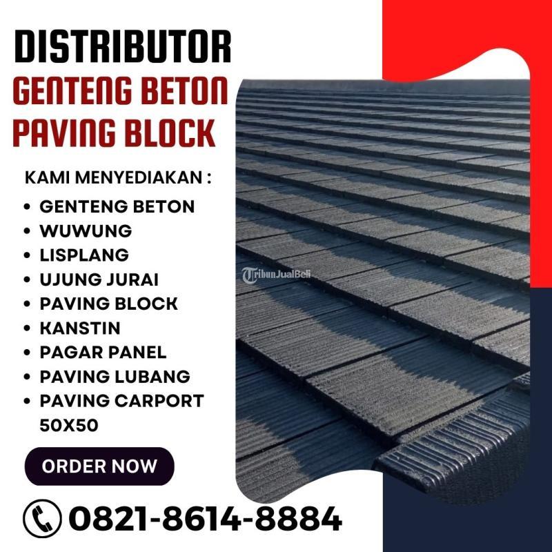 Genteng Beton Flat Murah dan Tahan Bocor, Pengiriman Terbaik ke Lamongan - Malang