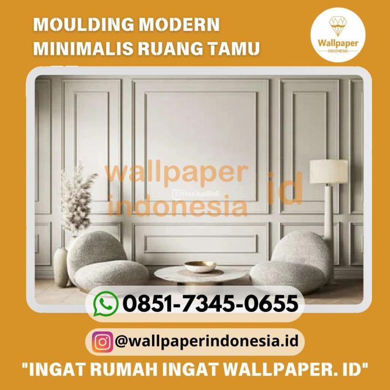 Moulding Modern Minimalis Ruang Tamu - Malang 
