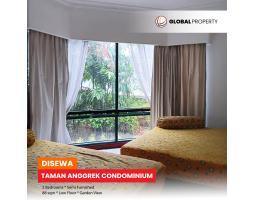 Disewakan Apartemen Taman Anggrek Condominium, Semi Furnished, 2 Bedroom, Garden View, Low Floor - Jakarta Barat 