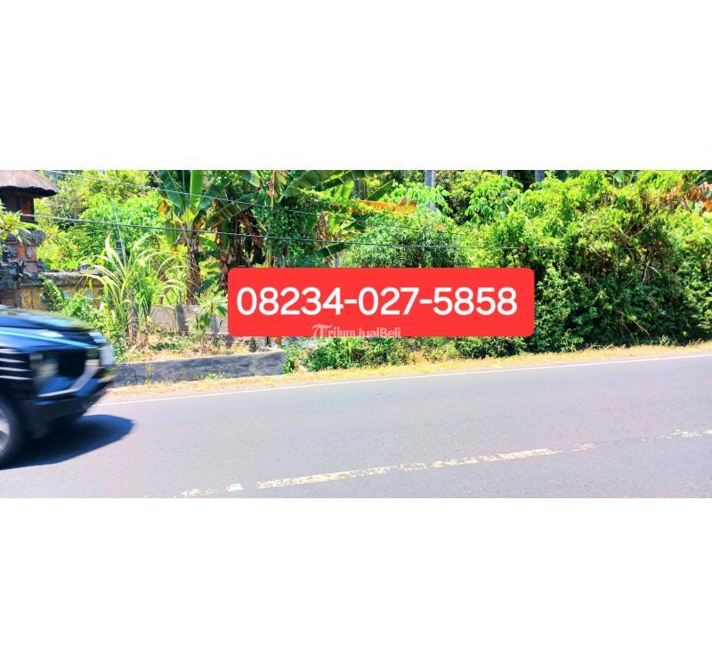 Dijual Tanah 2400m2 SHM Jalan Raya Padang Bai Antiga - Karangasem Bali