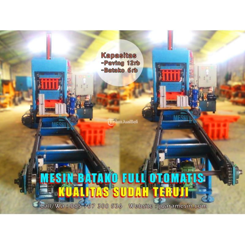 Mesin Cetak Batako Hidrolik Full Otomatis - Pulau Pisang