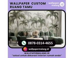 Wallpaper Custom Ruang Tamu - Malang Kota