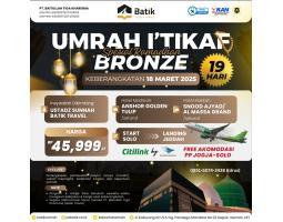 Umroh Itikaf Bronze Akhir Ramadhan18 Maret 2025 19 Hari Terbaik - Solo
