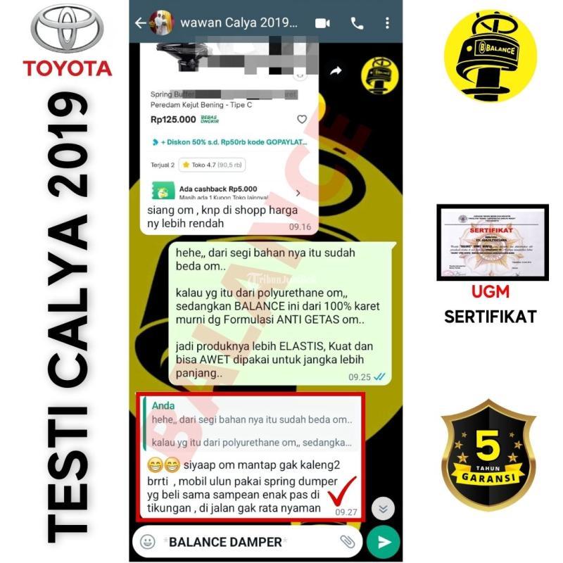 Bantalan Per Anti Limbung Mobil Pasang Balance Damper - Samarinda