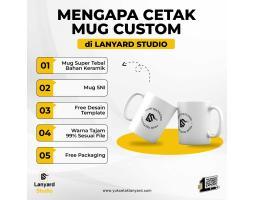 Grosir Cetak Mug Custom Untuk Souvenir Ulang Tahun, Hampers, Seminar, Wedding, Merchandise - Surabaya