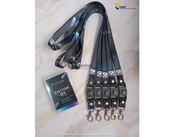 Paket Fullset Custom Tali Lanyard, Cetak ID Card Free Case Holder by Lanyard Studio - Surabaya