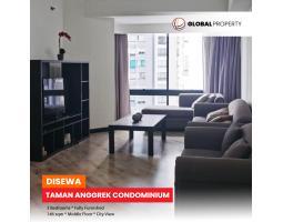 Disewakan Apartemen Comfortable Taman Anggrek Condominium Fully Furnished 3 Bedroom, Middle Floor - Jakarta Barat