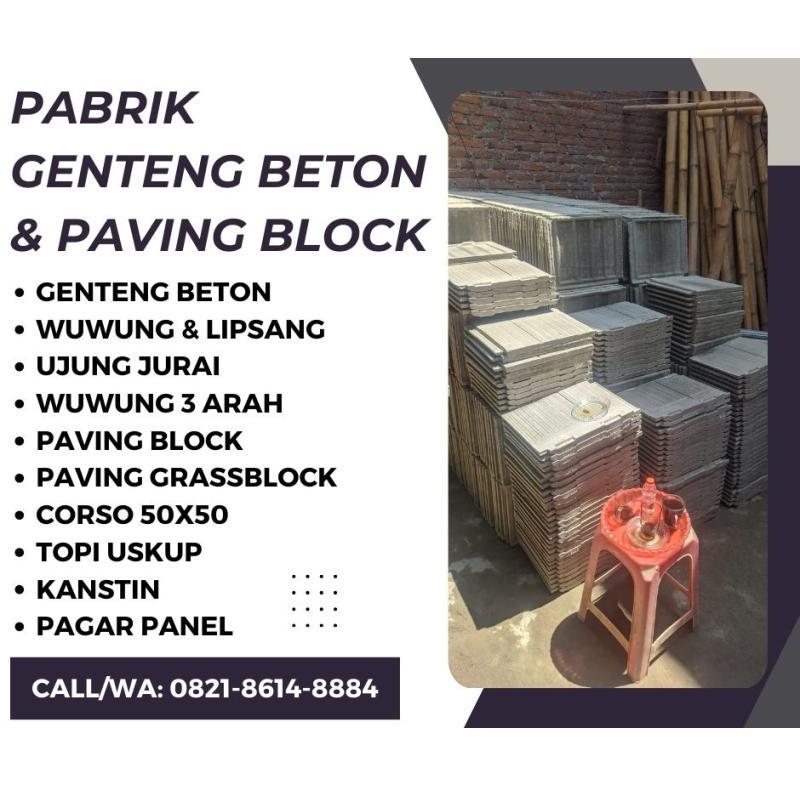 Genteng Beton Flat Promo Terbaik untuk Rumah Minimalis - Malang